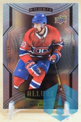 2020-21 Upper Deck Allure Rookie Sky Blue Alex Belzile #120 Montreal Canadiens